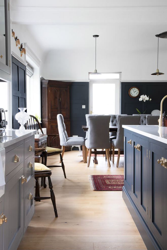 room view of dining table and seating