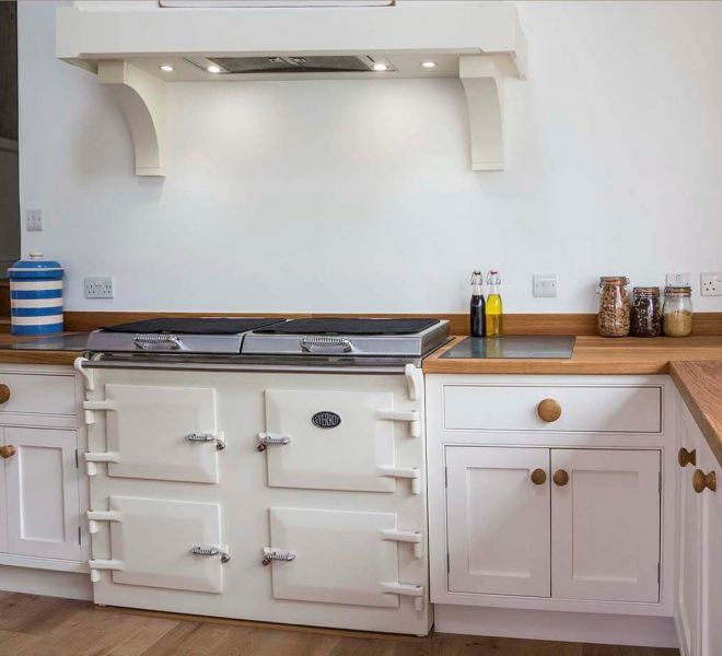 white kitchen oven