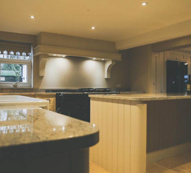 luxury kitchen with island