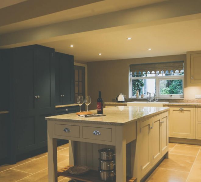 luxury kitchen with island